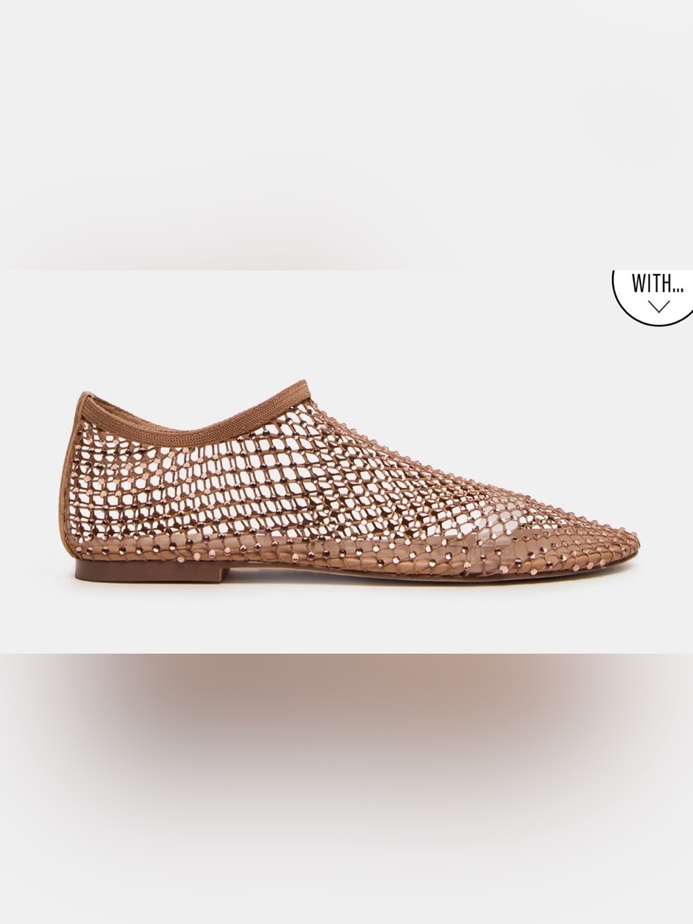 Steve Madden Rose Gold Woven Mesh Mule